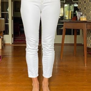 Cropped Reid White J. Crew Jeans